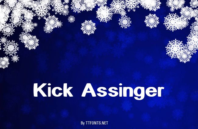 Kick Assinger example